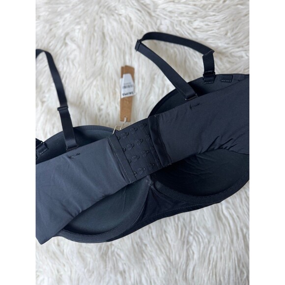 Skims Ultimate Push Up Strapless Bra Onyx Size 38DD - Picture 6 of 7